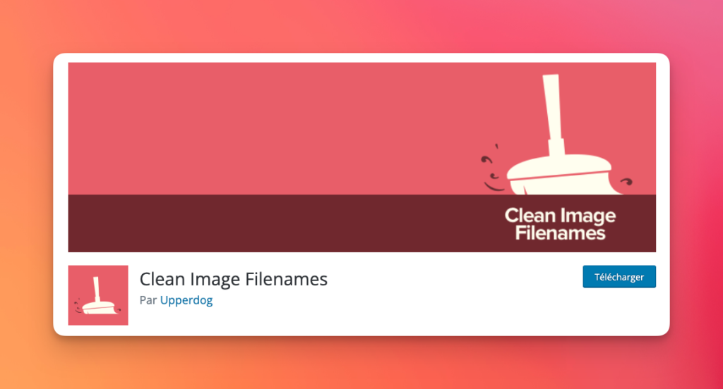 Clean image filenames