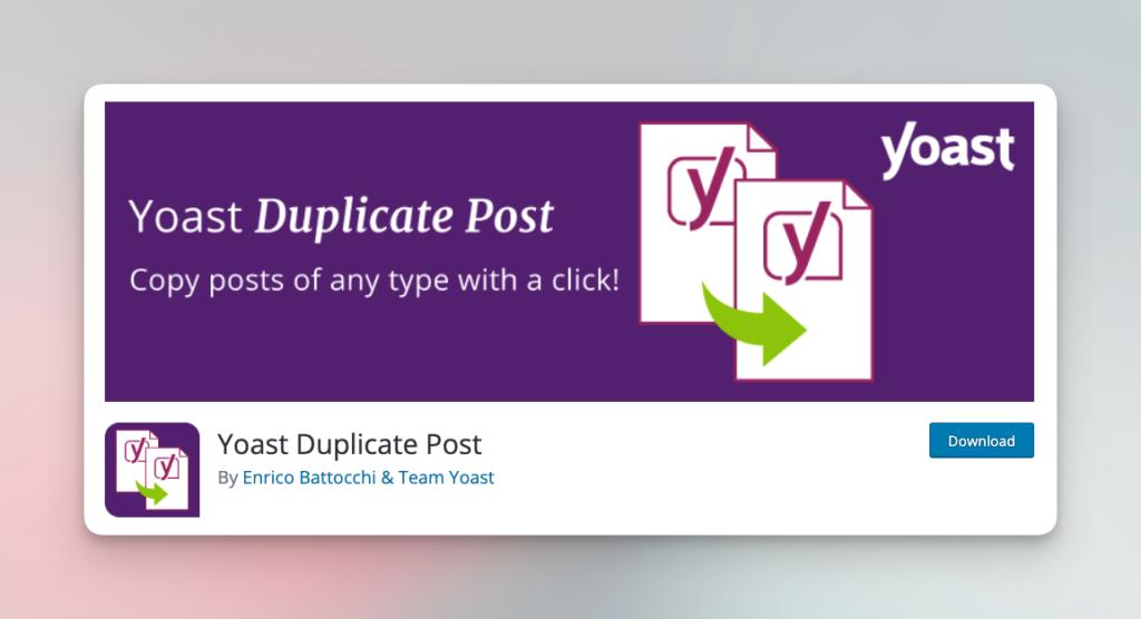 Duplicate post