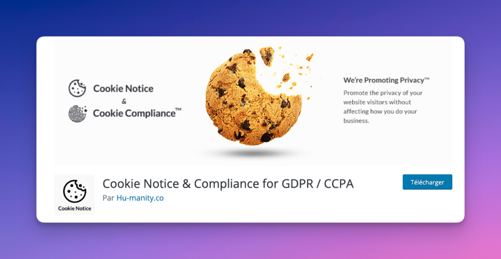 Meilleurs plugins wordpress pour communiquer avec vos visiteurs cookie notice & compliance