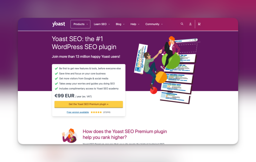 Yoast seo website meilleurs plugins wordpress