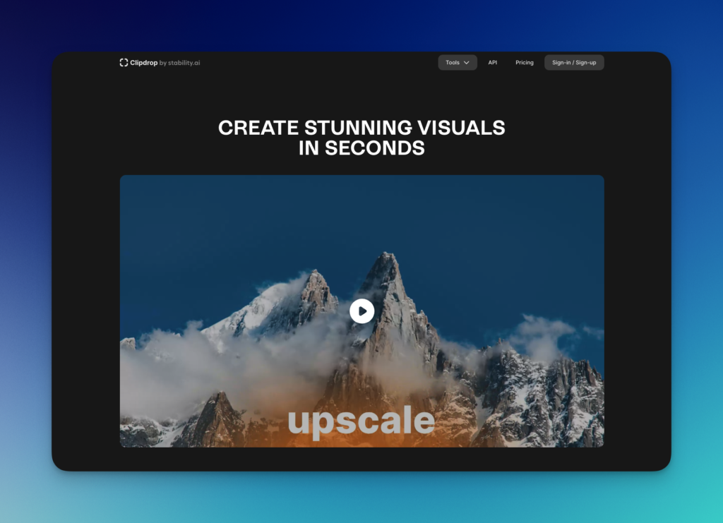 Clipdrop upscale, denoise and enhance your images in seconds