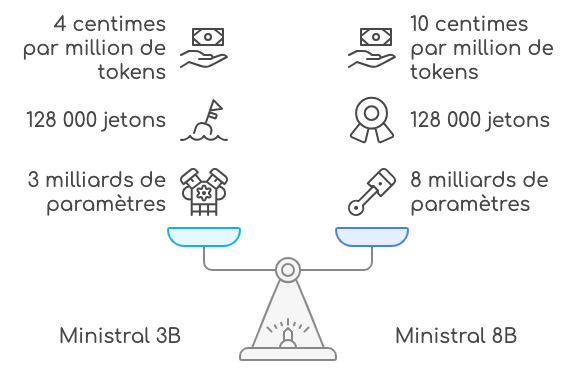 Comparaison models ministral