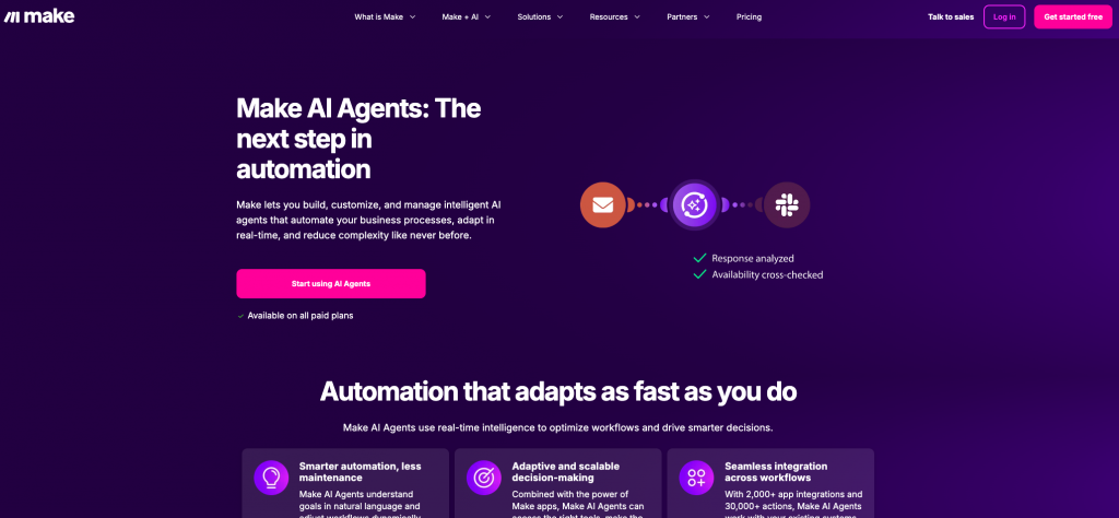 Make agents