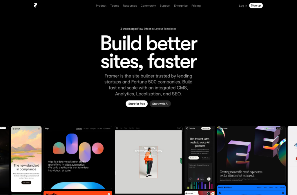 Framer meilleurs outils ia pour ux design en 2026